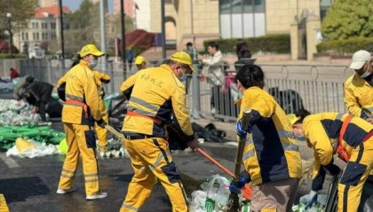 助力青马，洁净市南！市南区全力做好2025青岛马拉松赛事环境