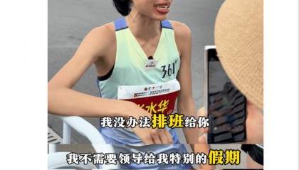 “最快女护士”马拉松夺冠后哭求调休，同行：同事、科室的牺牲应该被看见