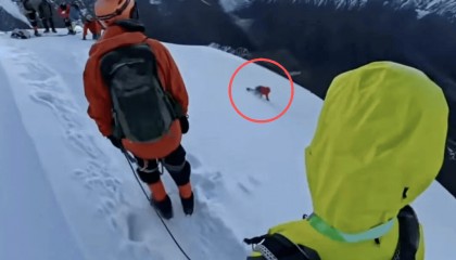 四川那玛峰滑坠驴友遗体已找到，知情人称疑帮人拍照脚被冰爪绊倒