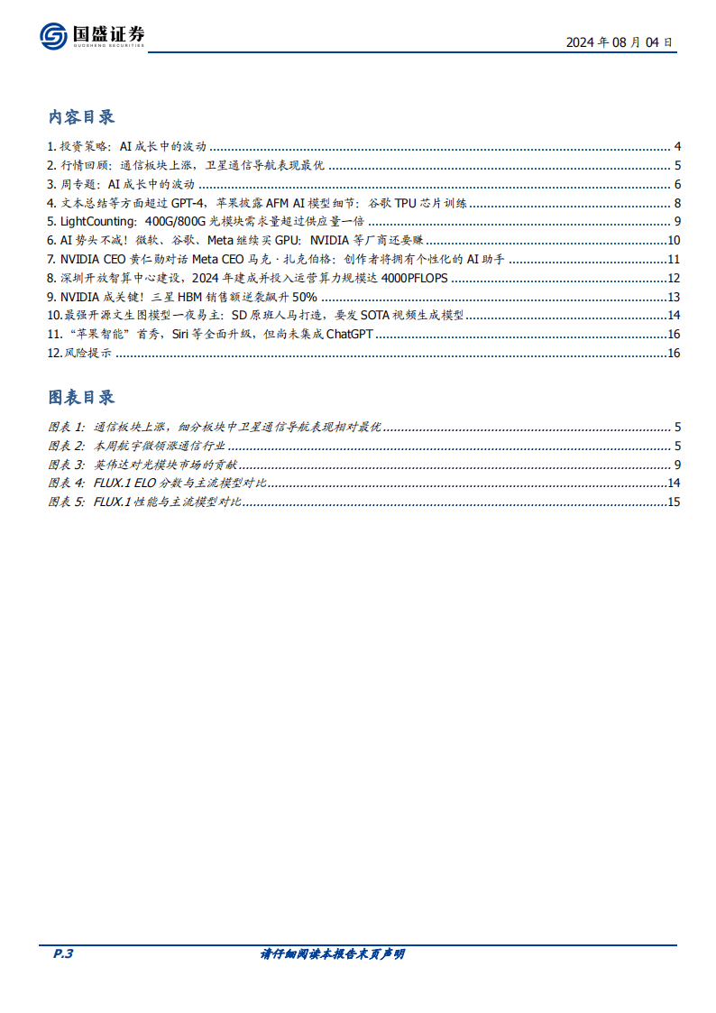 AI算力专题：AI算力的波动与成长