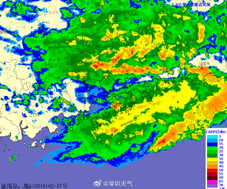 注意！深圳遭遇“暴雨列车”