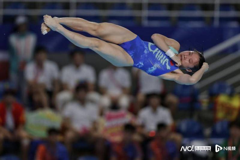 全红婵复出!携搭档一路领先助广东队摘十五运会跳水女团金牌